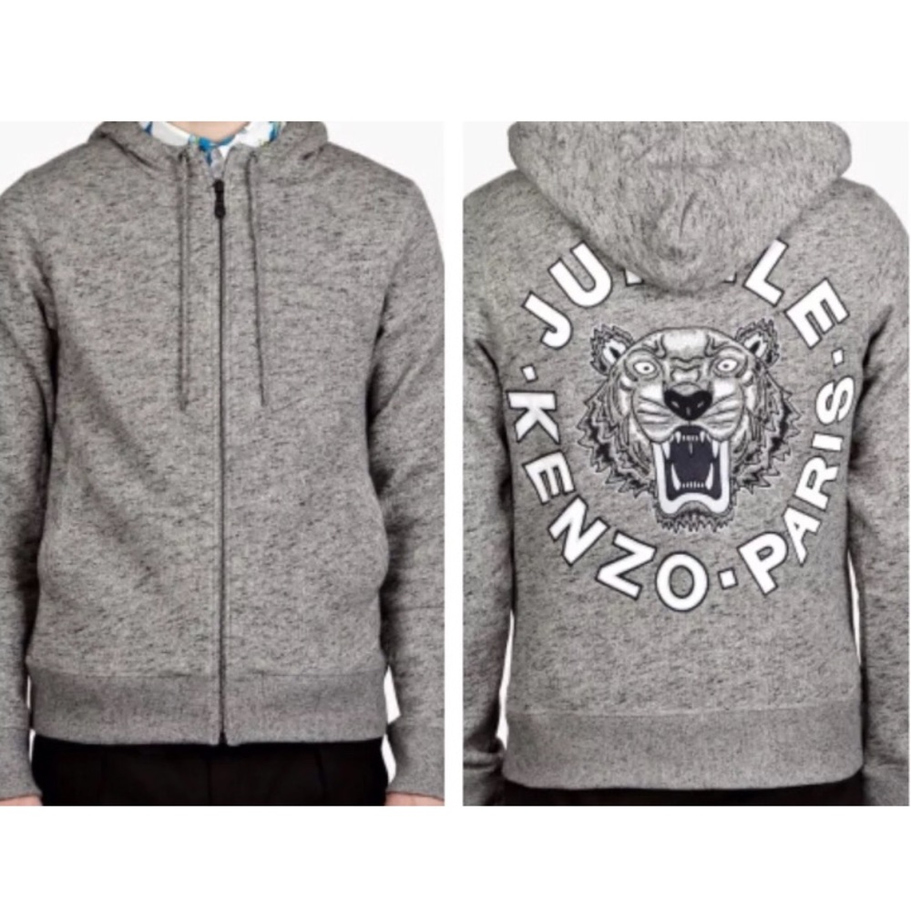 New Kenzo ZipUp Sweater Unisex Hoodie Hoody Small
